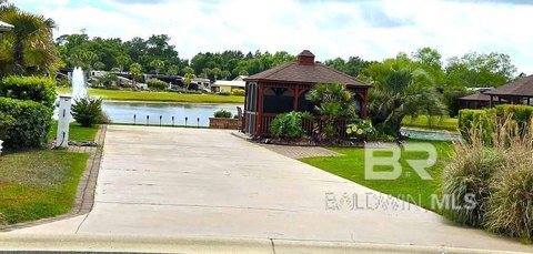 Motor Coach Resort Lot with Gazebo