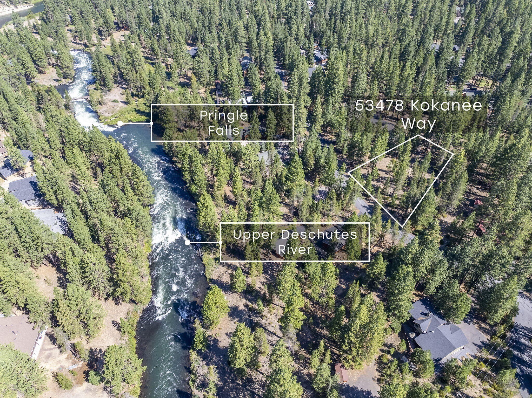Land by Deschutes River