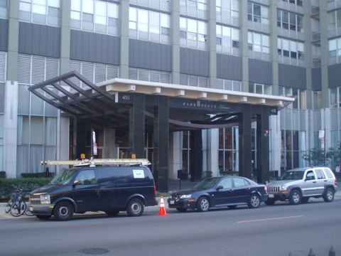 Rooftop Parking Space in Chicago