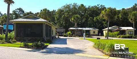 Motor Coach Resort Lot with Casita