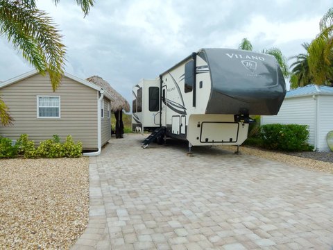 RV Resort Lot with Casita