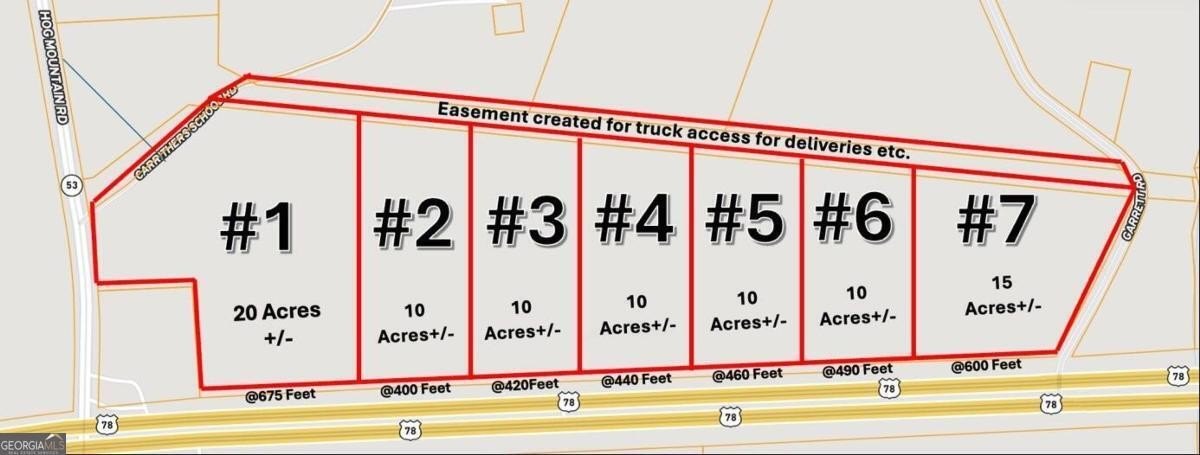 Highway Frontage Vacant Land Parcel