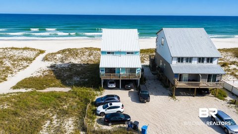 Gulf-Front Duplex with Covered Parking