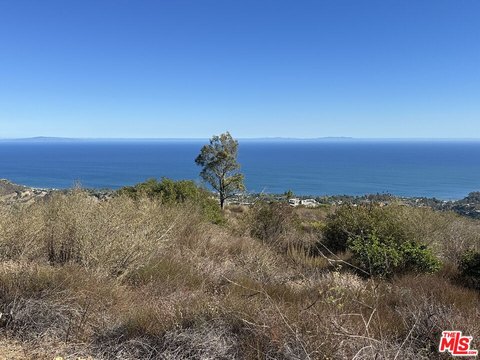 Malibu Land with Panoramic Views