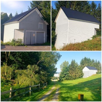 Two-Story Storage Barn with Parking