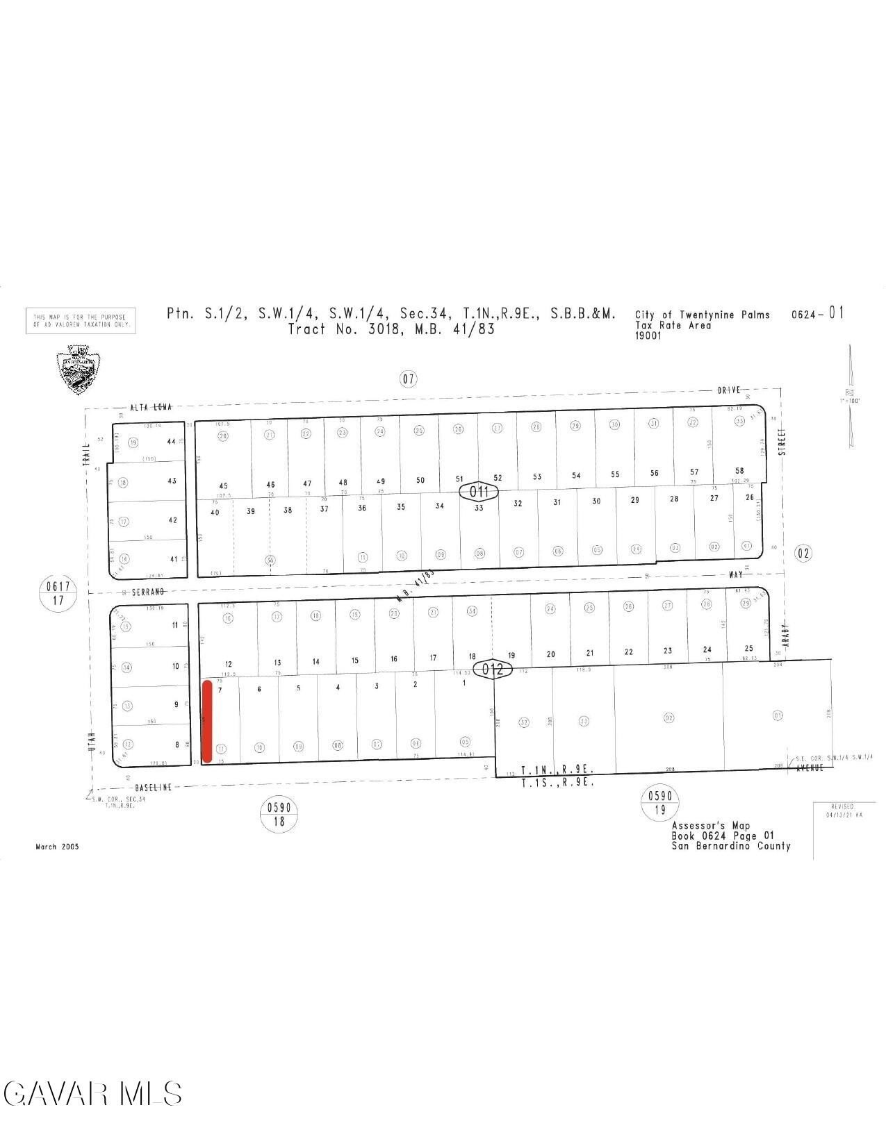 Residential Land in Twentynine Palms