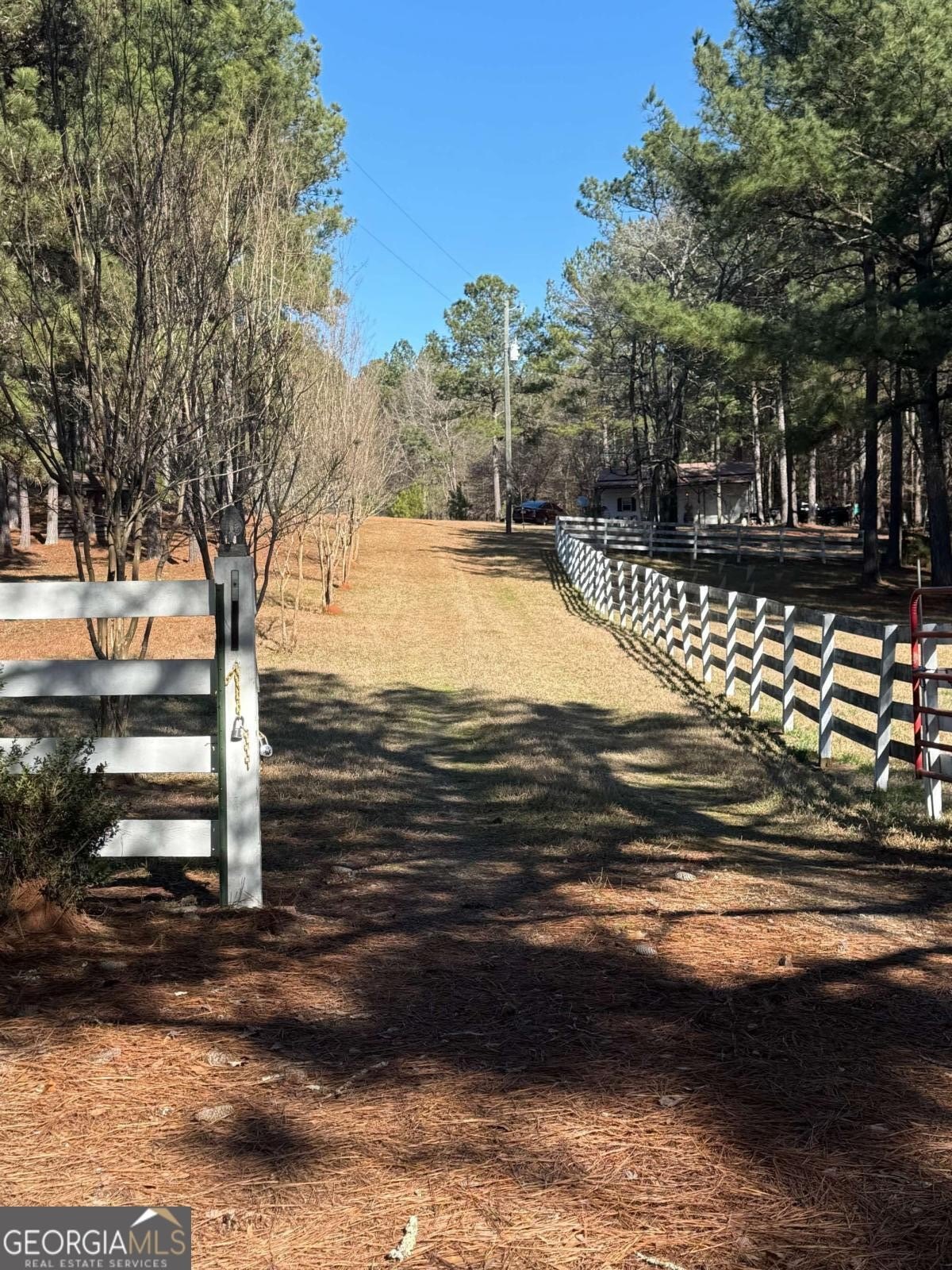 Fenced Land with Cabin and Well