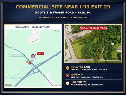 Commercial Land Near Interstate