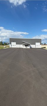 Shop Space with Two Overhead Doors