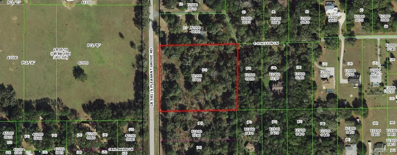 Inverness Homesite with Mature Oaks