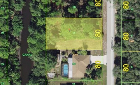 Oversized Lot on Saltwater Canal