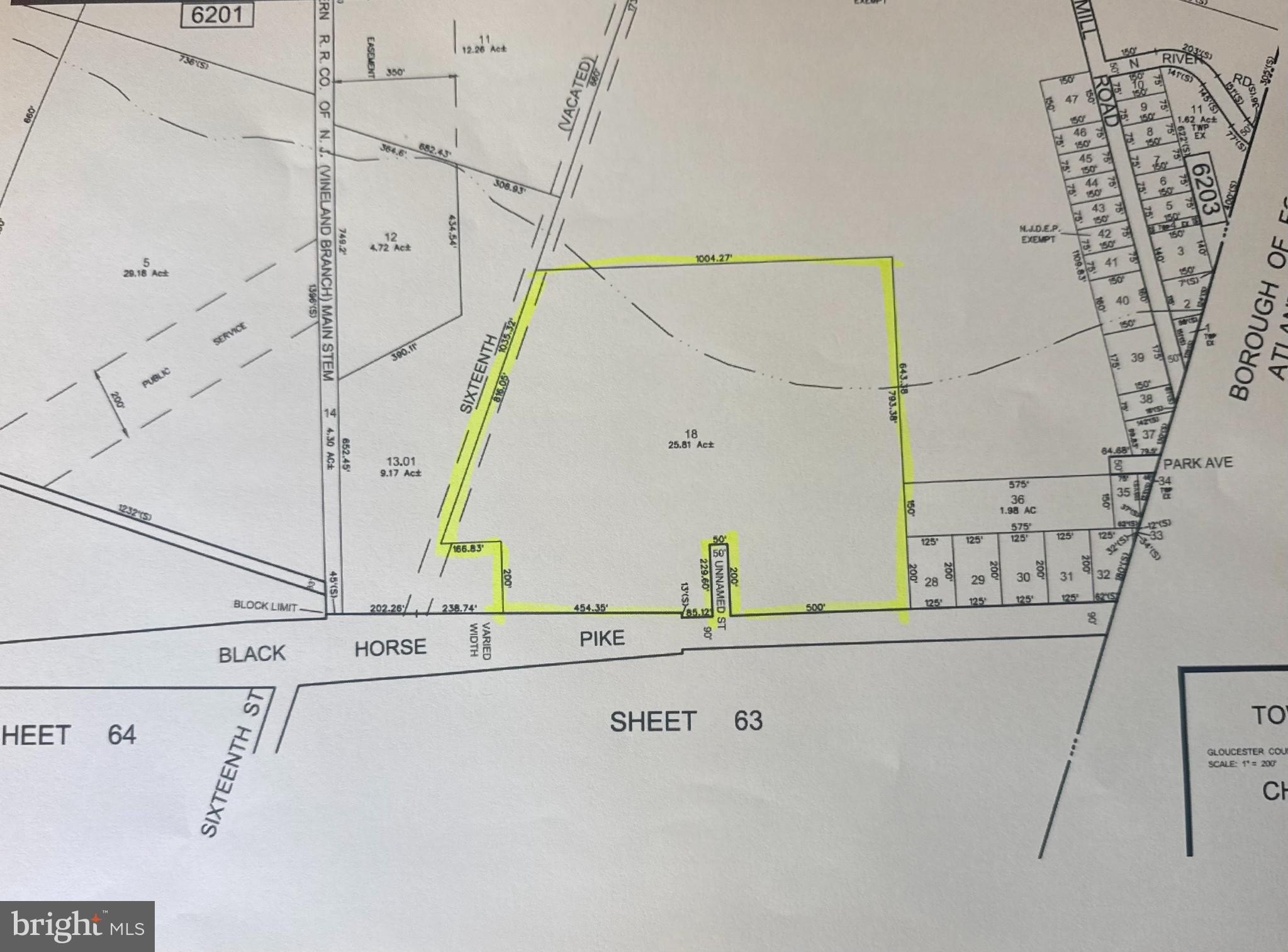 25.81 Acres in Williamstown, NJ