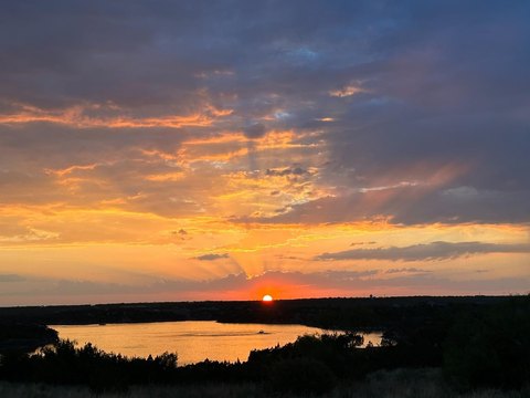 Justiceburg, TX Land with Lakeview