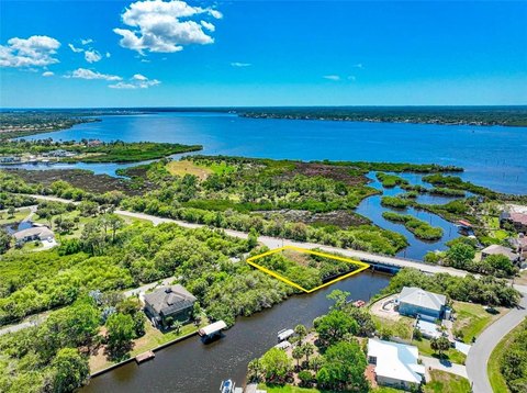Waterfront Land with Concrete Seawall