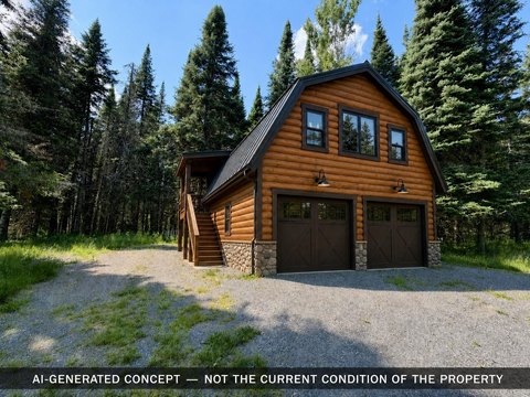 Recreation Land with Two-Bay Garage