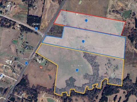 Ranch Land with Hwy 377 Frontage