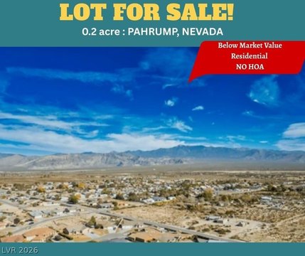 Land, Pahrump, NV
