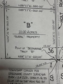 Surveyed Hunting Land Tract