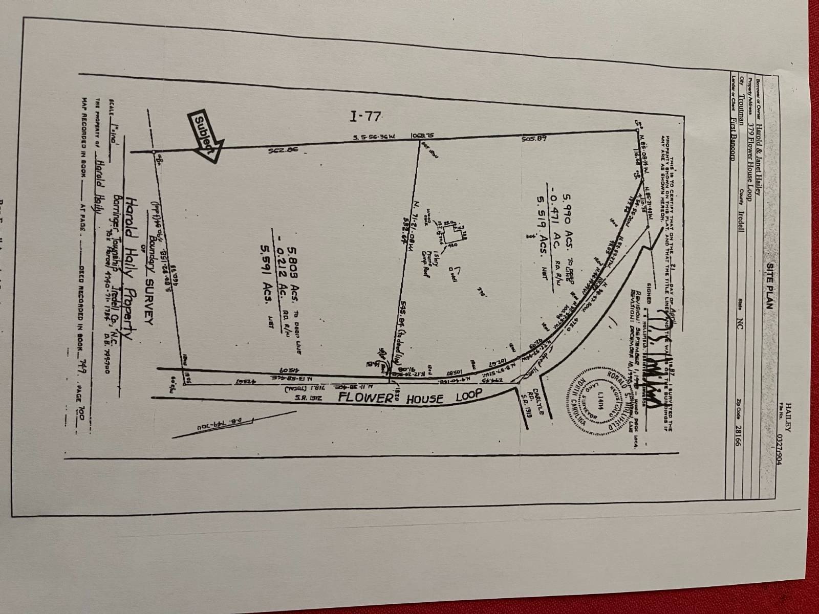 Troutman, NC Vacant Land