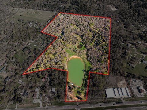 Acreage with Lake and Wooded Areas