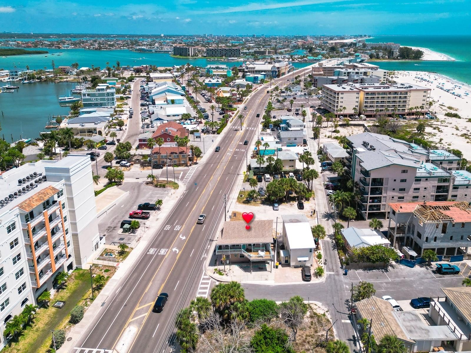 Beachfront Duplex in Madeira Beach