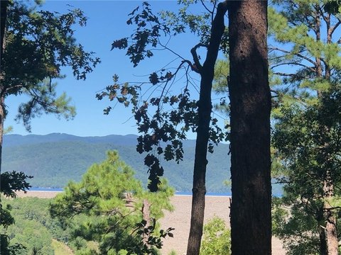 Land with Lake and Mountain Views