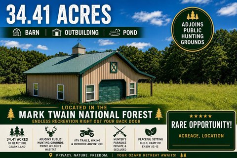 Land, Bradleyville, MO