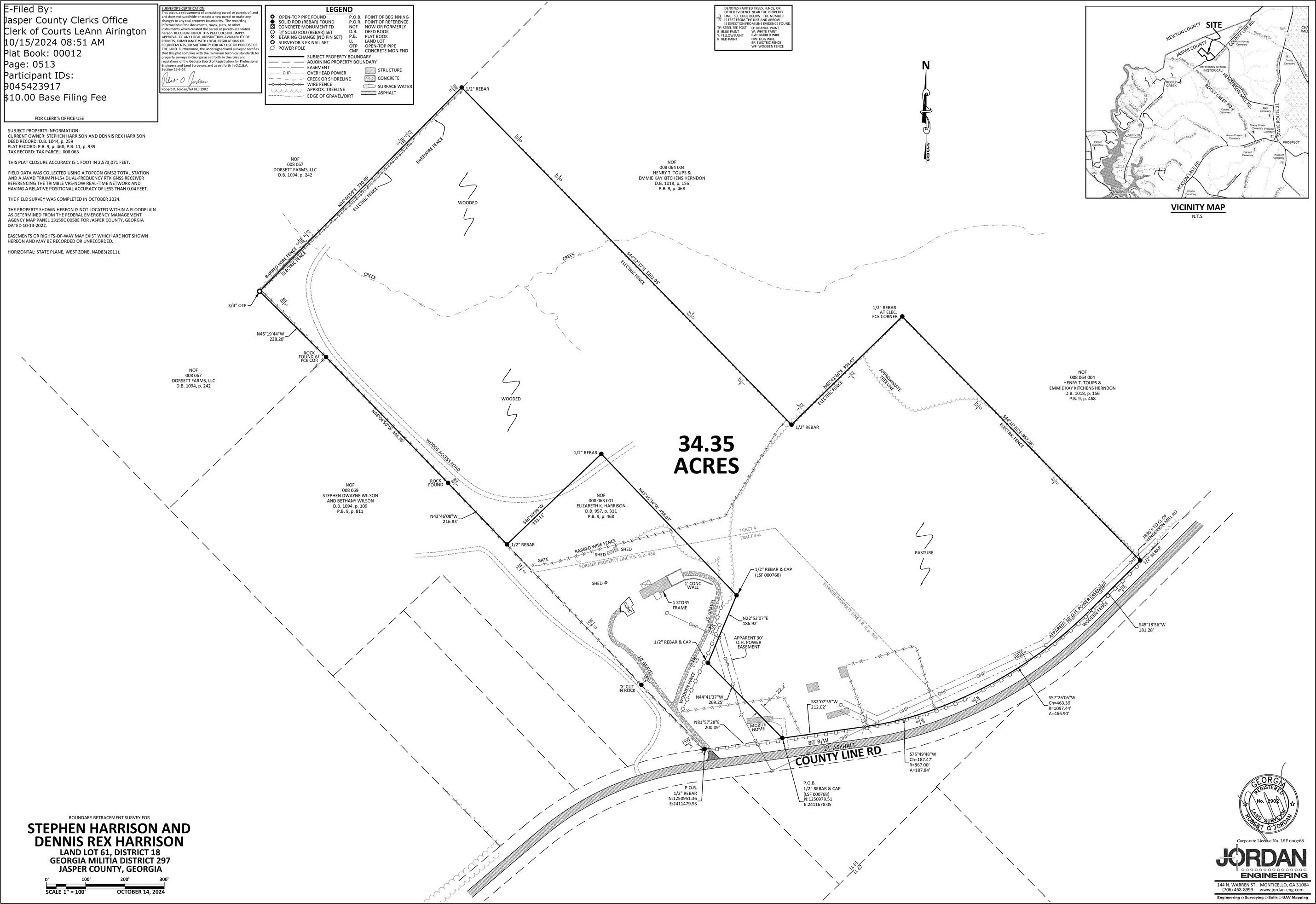 34.34 Acres in Mansfield, GA