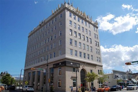 Office Building with Waterfront Views