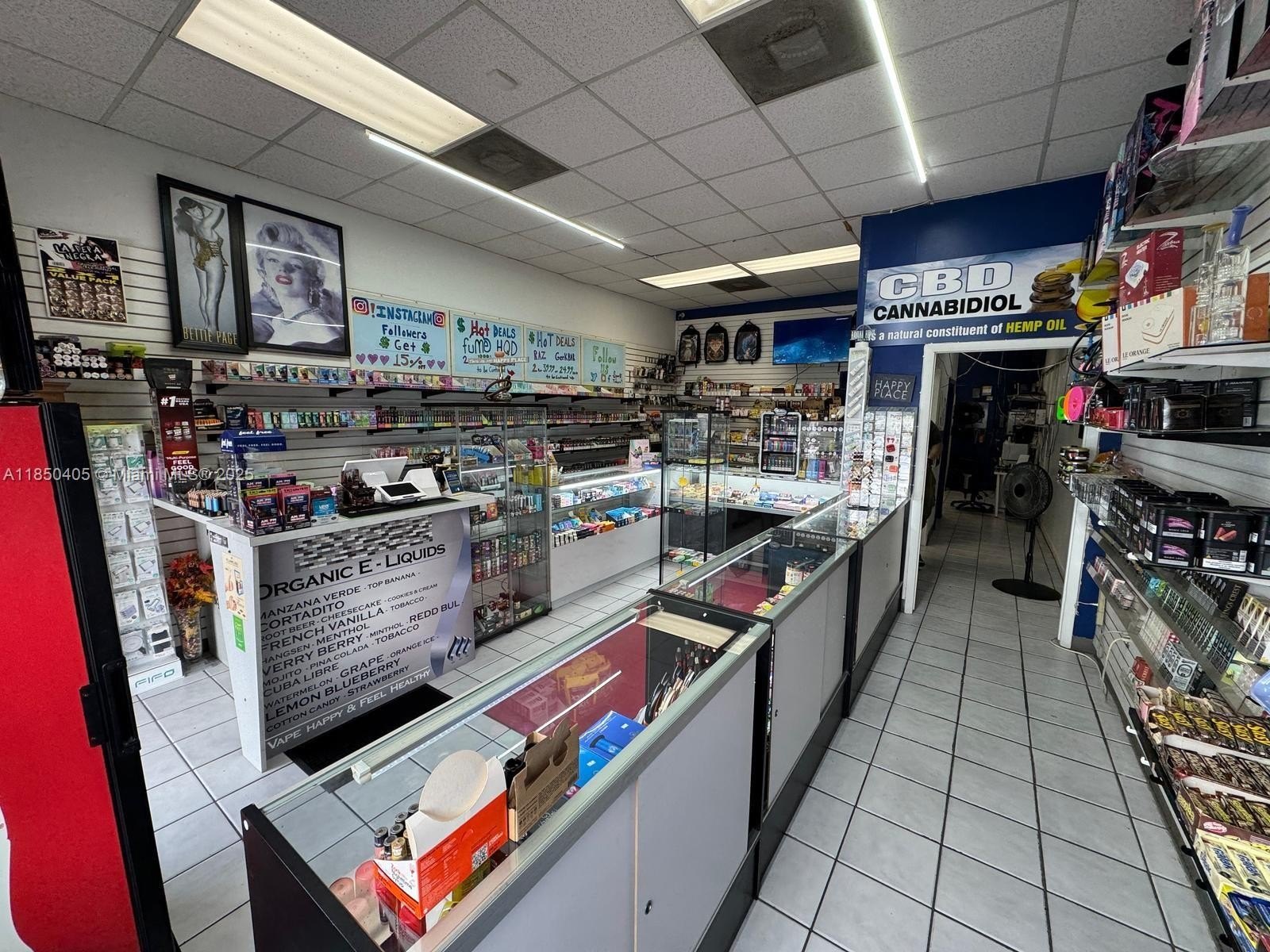 Established Smoke Shop in Doral