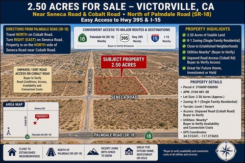Land, Victorville, CA