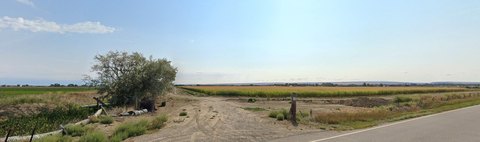 Expansive Farmland Near Yellowstone River