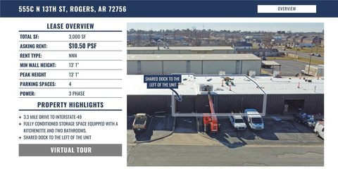 Rogers Warehouse with Conditioned Storage