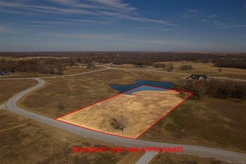 Land with Pond in Ramona,OK