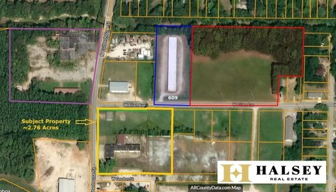 Corner Industrial Land with Small Building