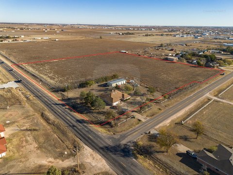 Amarillo Commercial Land with Home