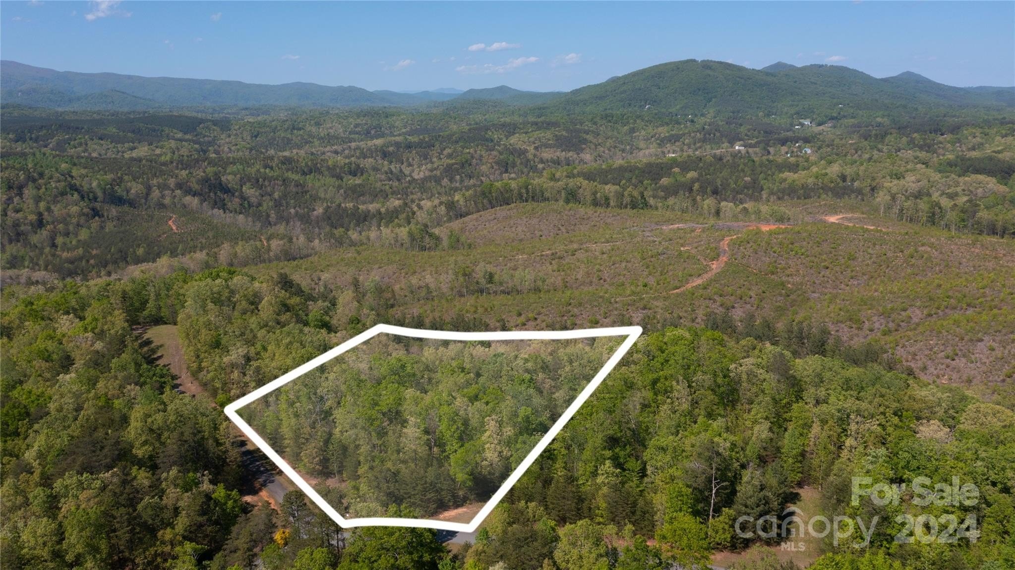 Wooded Lot with Mountain Views