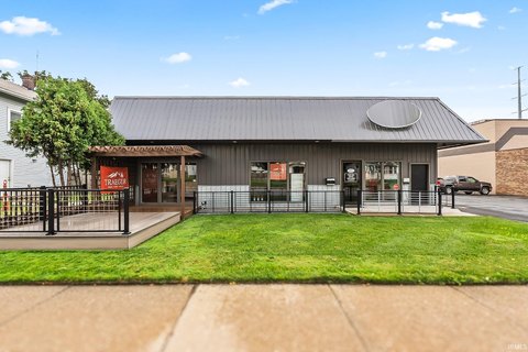 Remodeled Building with Parking Lot