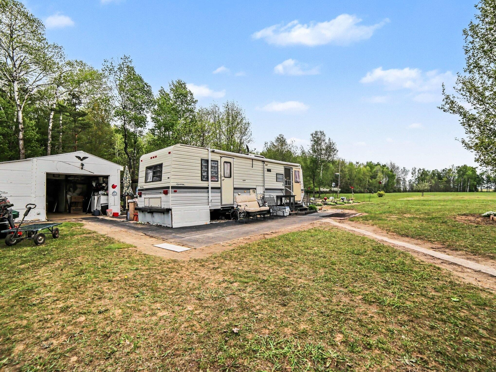Recreational Land with Camper and Amenities