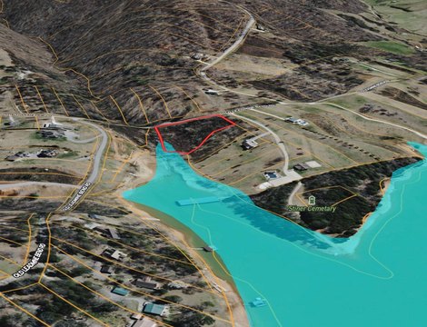 Waterfront Lot with Mountain Views