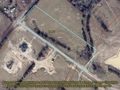 Land with Pond Near Mebane