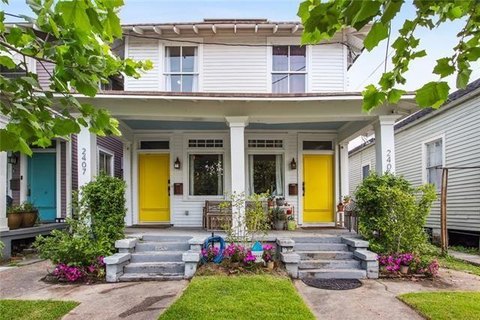 Two-Unit Building with Front Porch