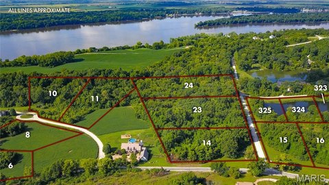 Secluded Lot with River Views