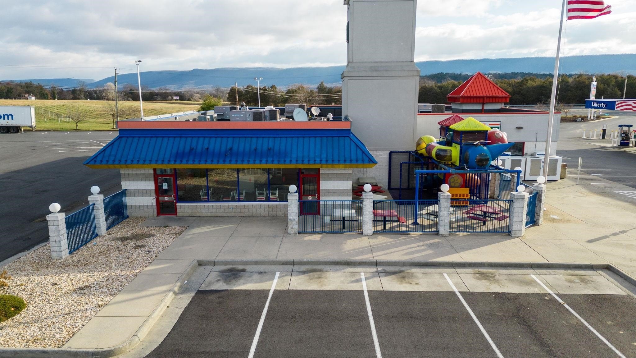 Restaurant with Drive-Thru Lanes