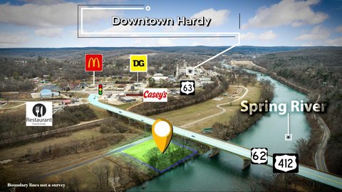 Hardy, AR Buildable River Lots
