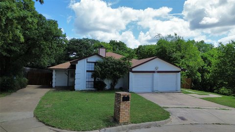 Brick Duplex with Two-Car Garages