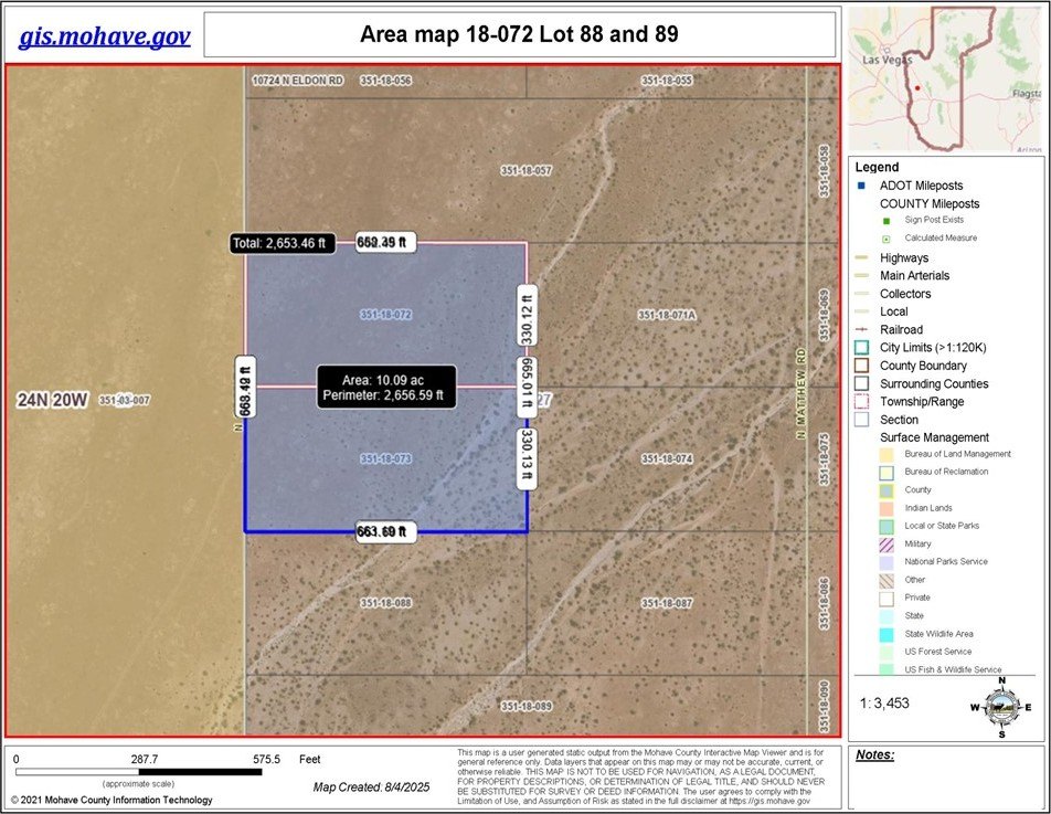 10 Acres in Gateway Acres