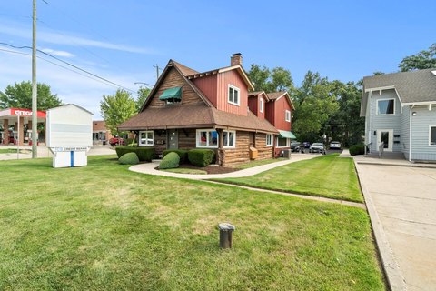 Charming Log Cabin Office Building