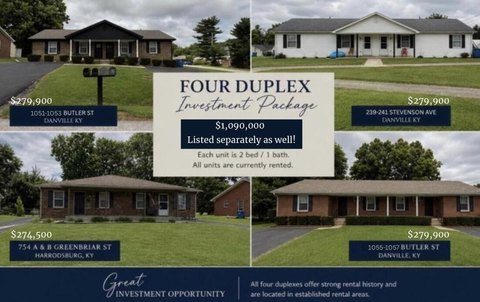 Four-Duplex Multifamily Package