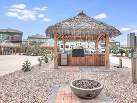 RV Resort Site with Palapa
